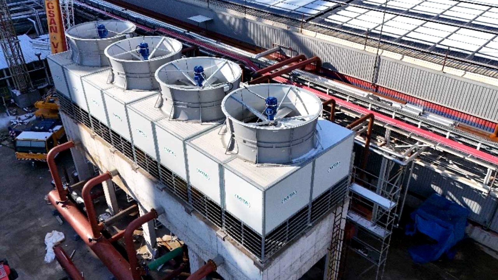 KÖKSAN, proses soğutmada 20 MW'lık MITA PME-XL soğutma kulelerini seçti